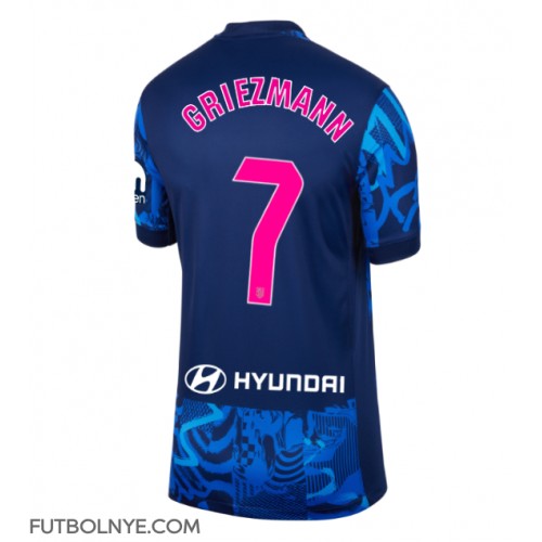 Camiseta Atletico Madrid Antoine Griezmann #7 Tercera Equipación para mujer 2024-25 manga corta